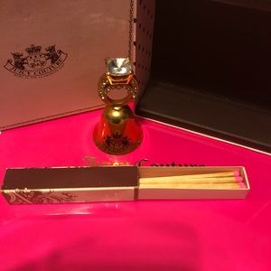 Juicy couture candle snuffer with Matches RARE
